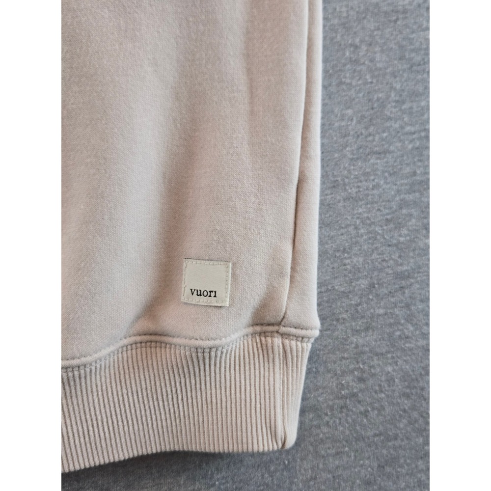 Vuori Sweatshirt Womens Small Tan Sedona Weekender Crew VW278 Relaxed Fit Boxy - Picture 4 of 10
